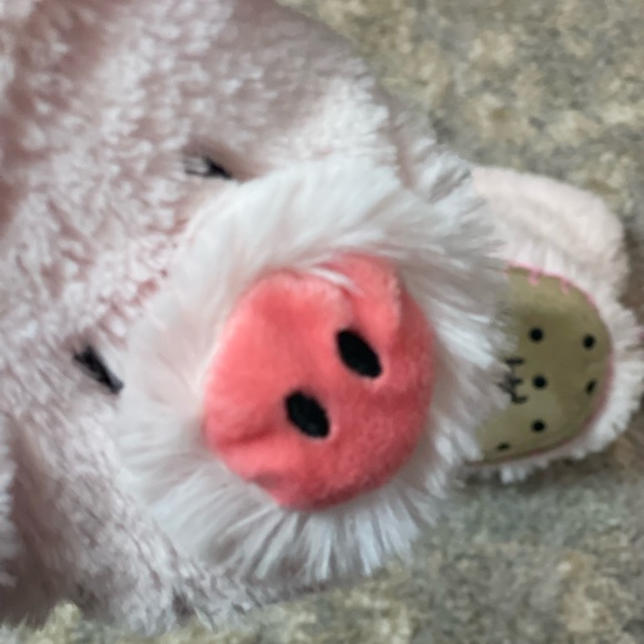 Kids Fuzzy Slouch Slippers - Piggies … rarely worn - Picture 6 of 8